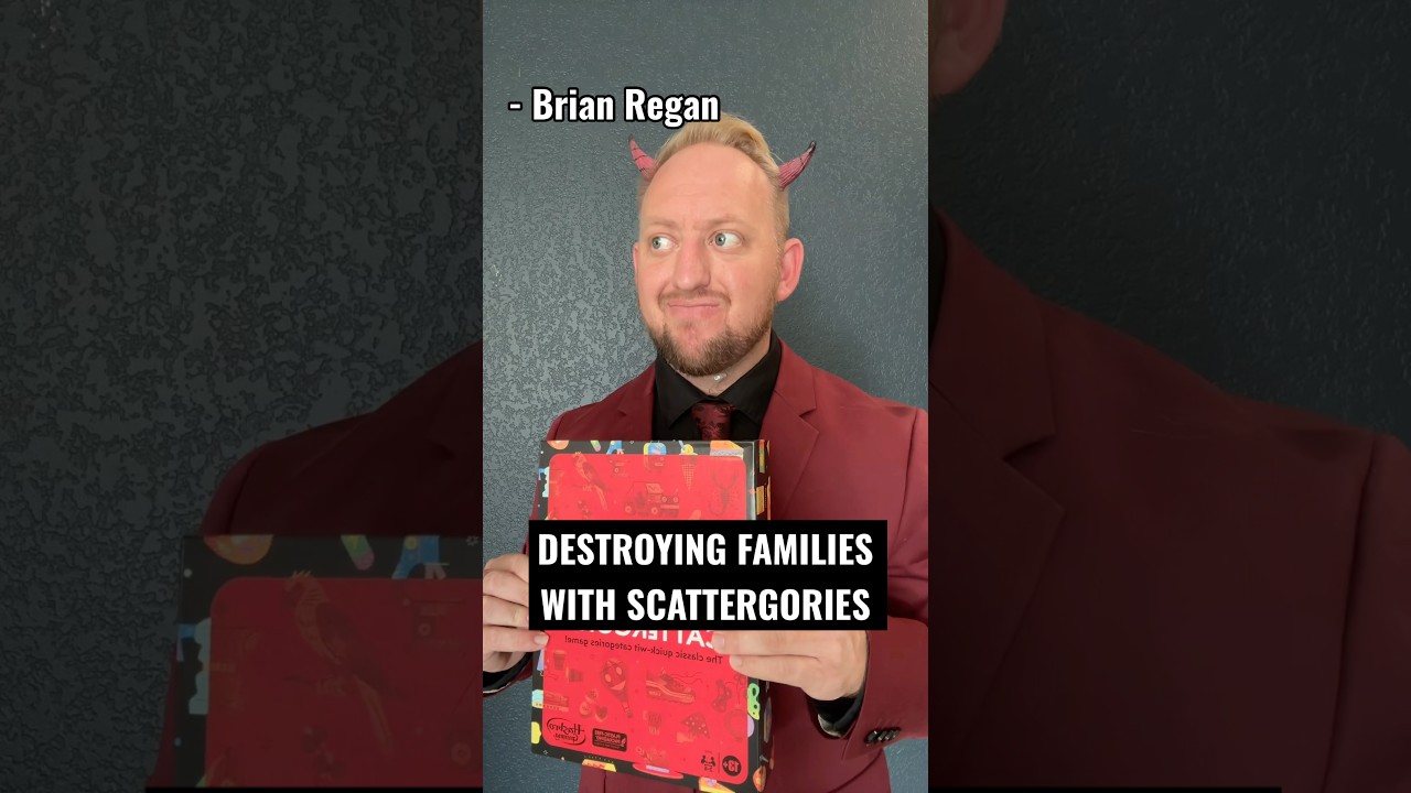 DESTROYING FAMILIES w/SCATTERGORIES @BrianReganComic  #djhuntsofficial #comedyvideo #comedysketch ￼