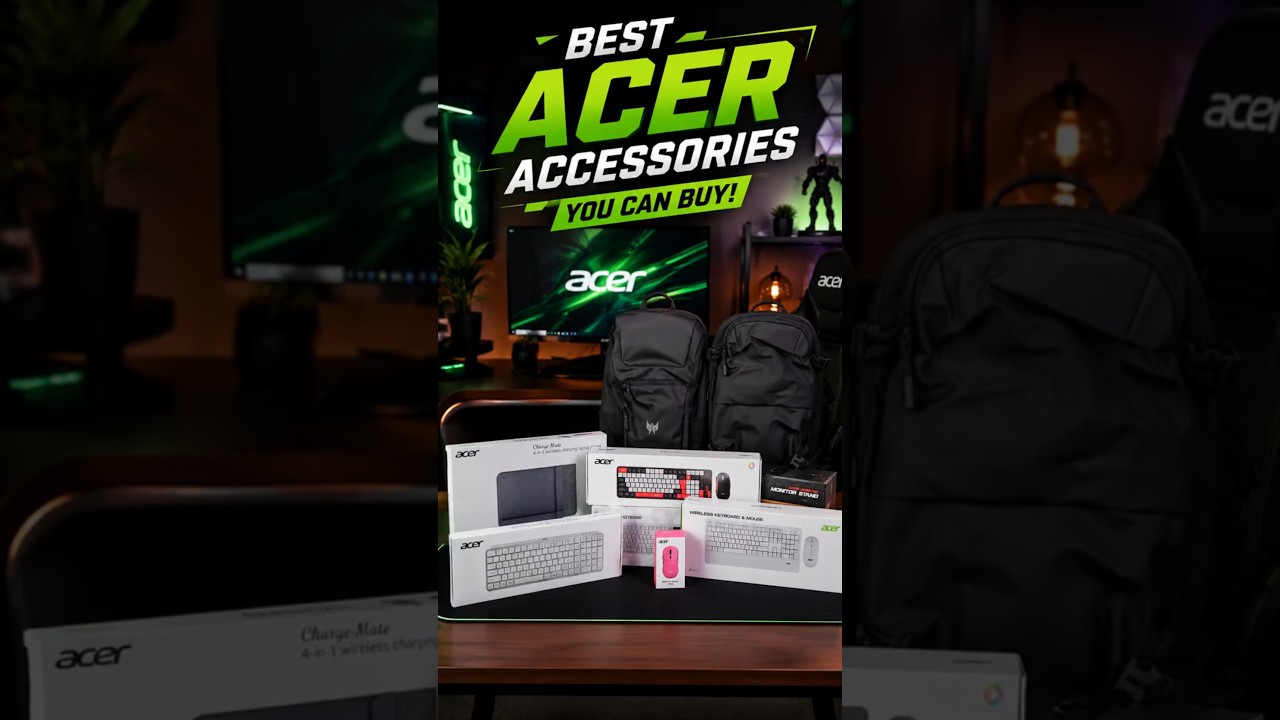 Upgrade your setup. Upgrade your experience. 🚀Which Acer accessory would you add to your desk first?
