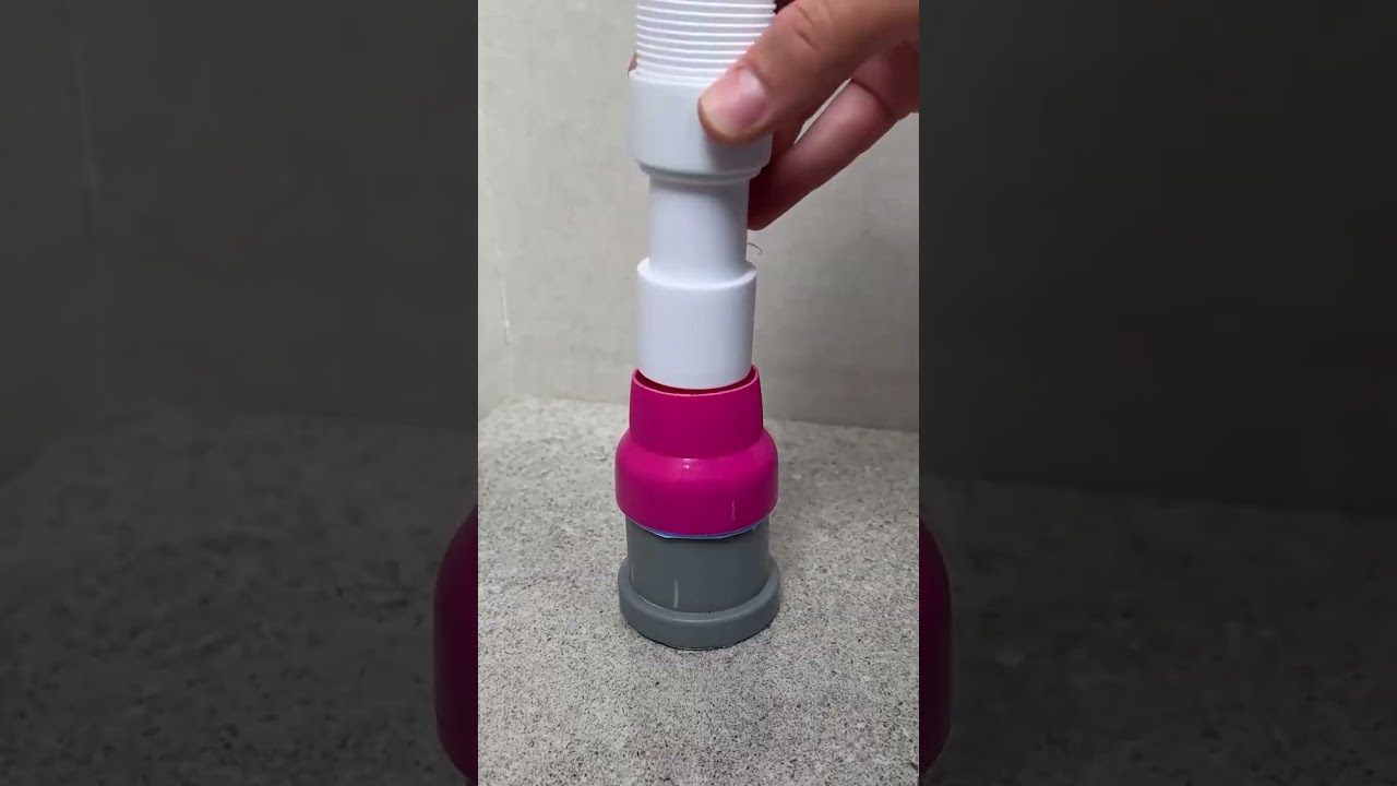 Creative trick to connect pipes tightly #diy #pipehack #repairtips
