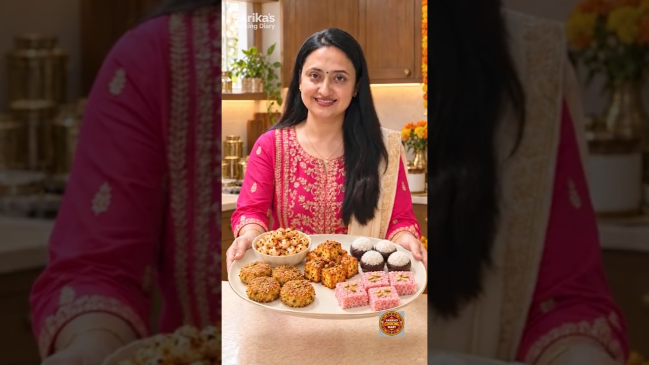दिवाली पर बनाएं ये 5 आसान Snacks & Sweets 😍 | Diwali Party Recipes #shorts