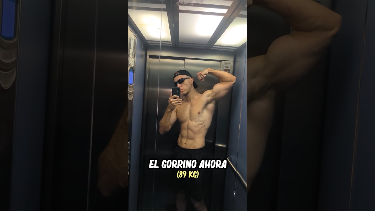 El increíble cambio físico de una criatura de 18 años #gym #fitness #boxing #cambiofisico