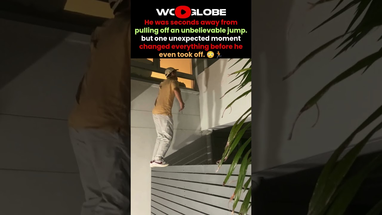 Boy's Balcony Jump Takes an Unexpected Turn