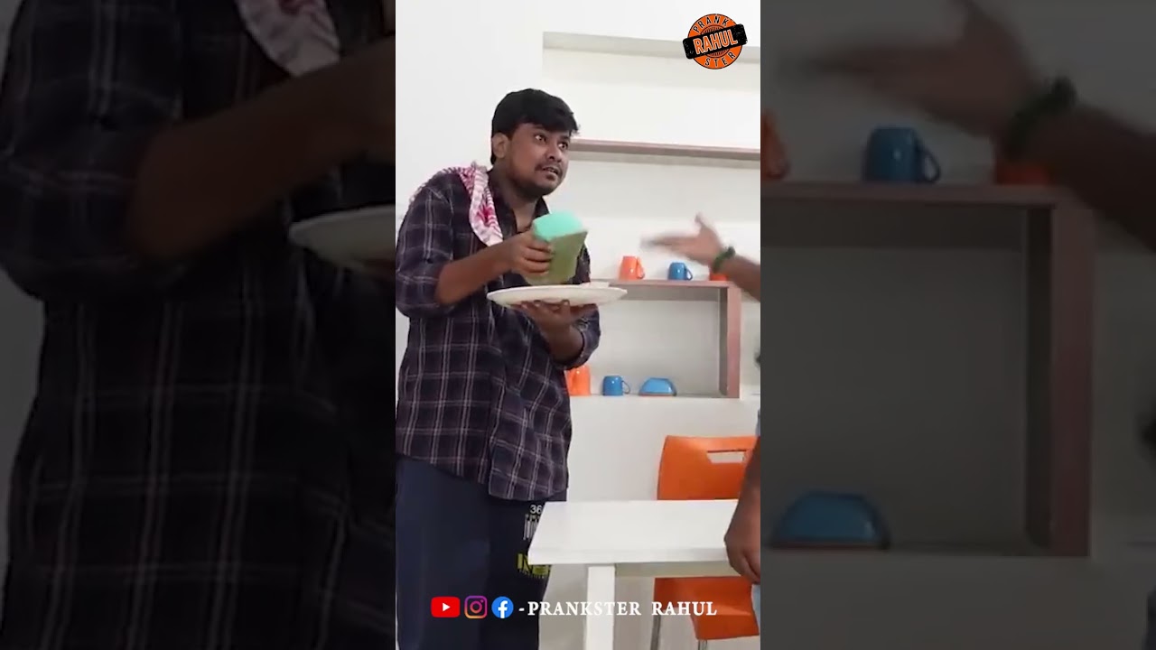 தள்ளி போடா நீ! 😤😂 #Tea #Comedy #PranksterRahul #PrankVideos #PSR