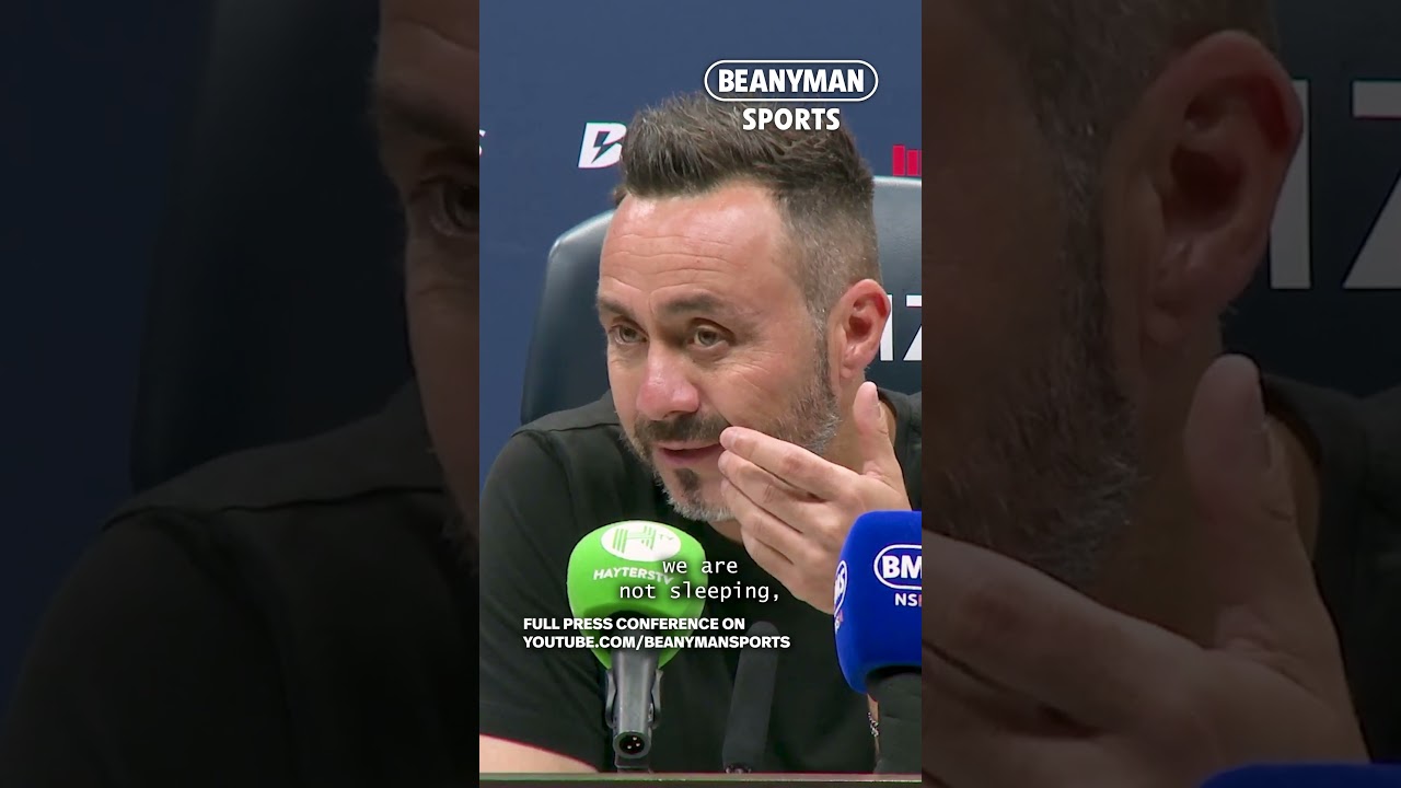 “WE ARE NOT SLEEPING!” 😤 Roberto De Zerbi explains Tottenham's transfer limits after Villa defeat