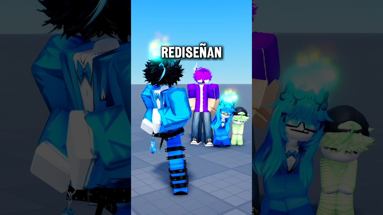MIS AMIGOS REDISEÑAN MI SKIN😳 #roblox #humor #robloxshorts #robloxgames