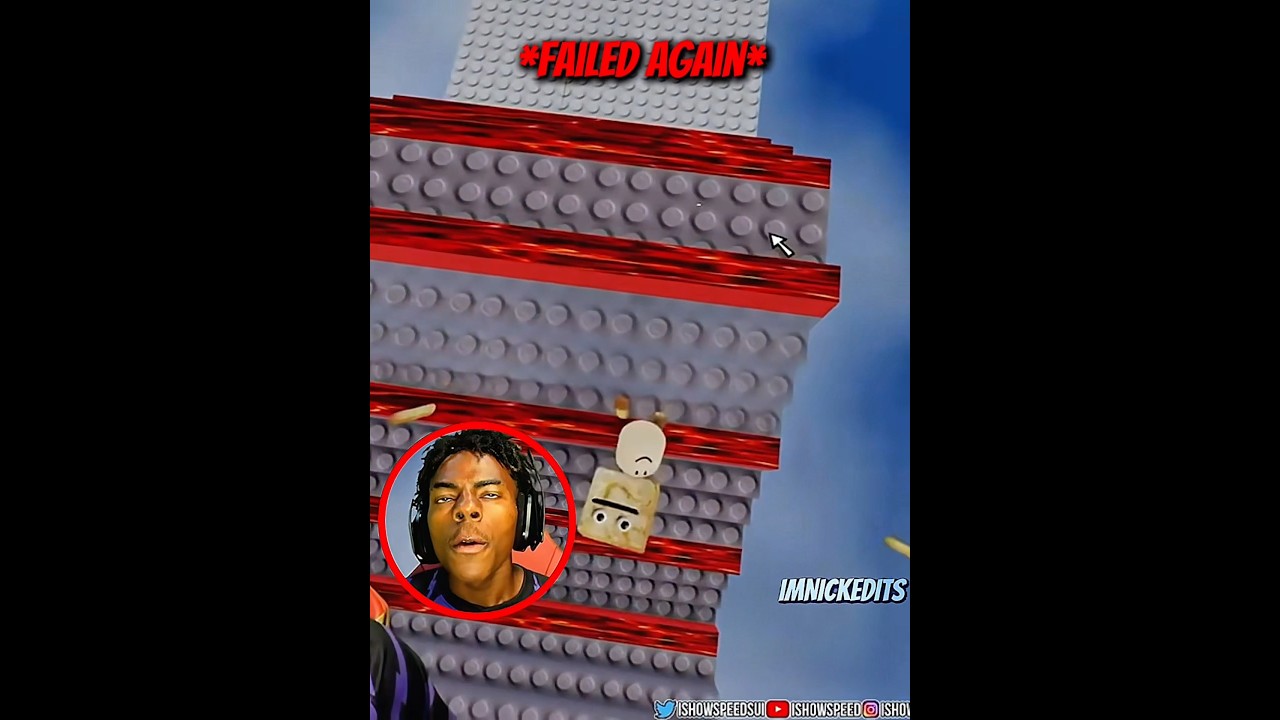 Speed gotta be the #1 WORST Roblox player in the world 😭😭 #ishowspeed #roblox #edit