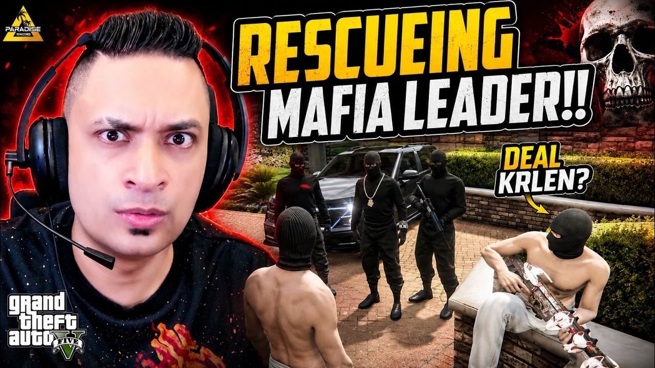 RESCUING DANGEROUS MAFIA LEADER 😎 GTA 5 RP GAMEPLAY | MRJAYPLAYS