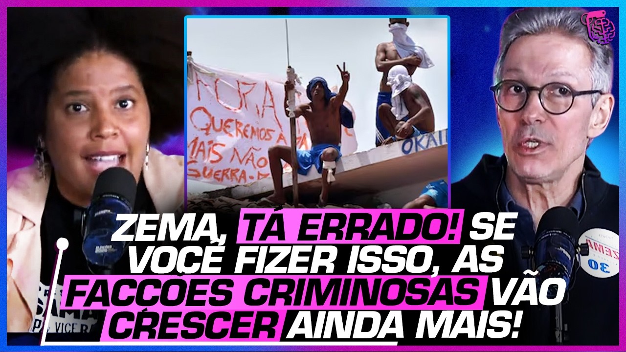 DEBATE! SAMARA MARTINS X ROMEU ZEMA sobre CRIMINALIDADE