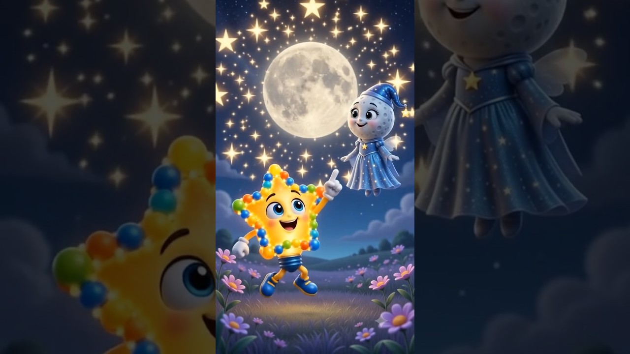 چاند رات کو کیوں چمکتا ہے؟ 🌙 #shorts #KidsLearning #funny #cartoon #animation #comedy #baby