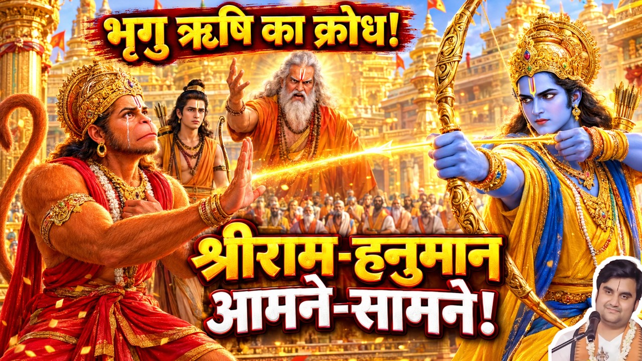 जब श्रीराम ने चलाया हनुमान जी पर तीर 😱 | राम नाम की महिमा । @BhaktiPath #ramkatha #ramleela #ram 