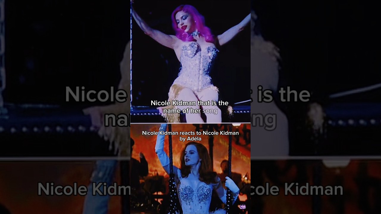 Nicole Kidman reacts to Adéla's song