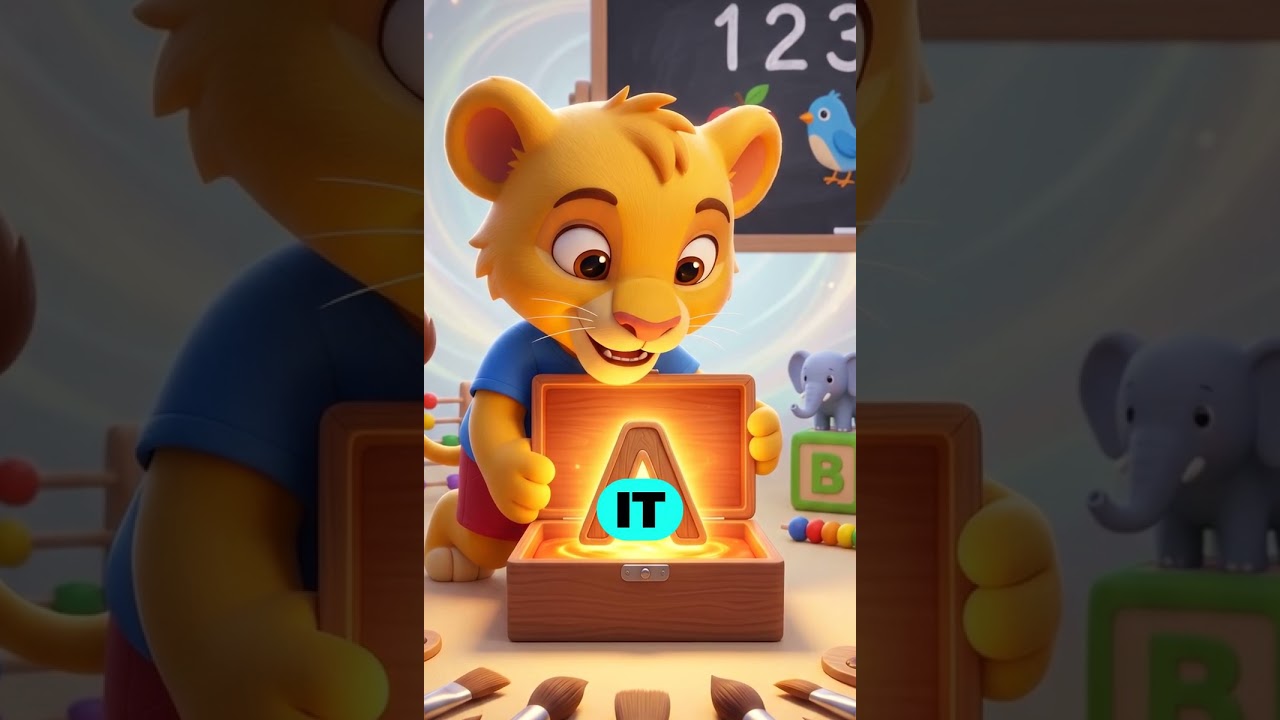 A tiny magic surprise #kidslearning #preschoolfun #cartoonleo