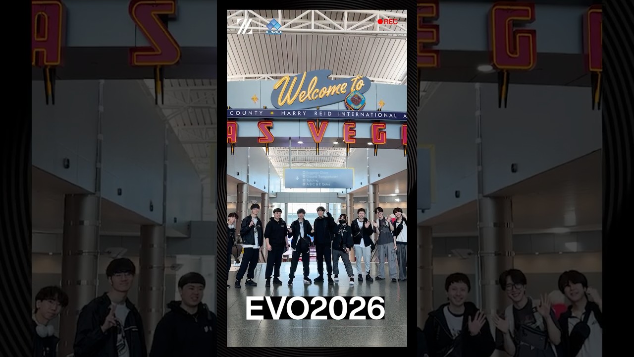Evo 2026 in LAS VEGAS Short Vlog🎬️ #ZETAWIN #EVO26