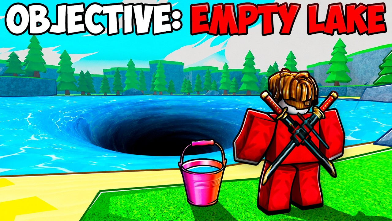 I Have To Drain ALL THE WATER From This Lake...