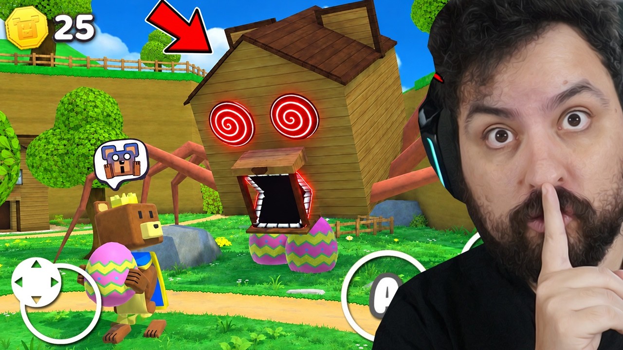 DESBLOQUEIO a CASA MONSTRO em SUPER BEAR ADVENTURE !! *1% Consegue ISSO* 😱👁️