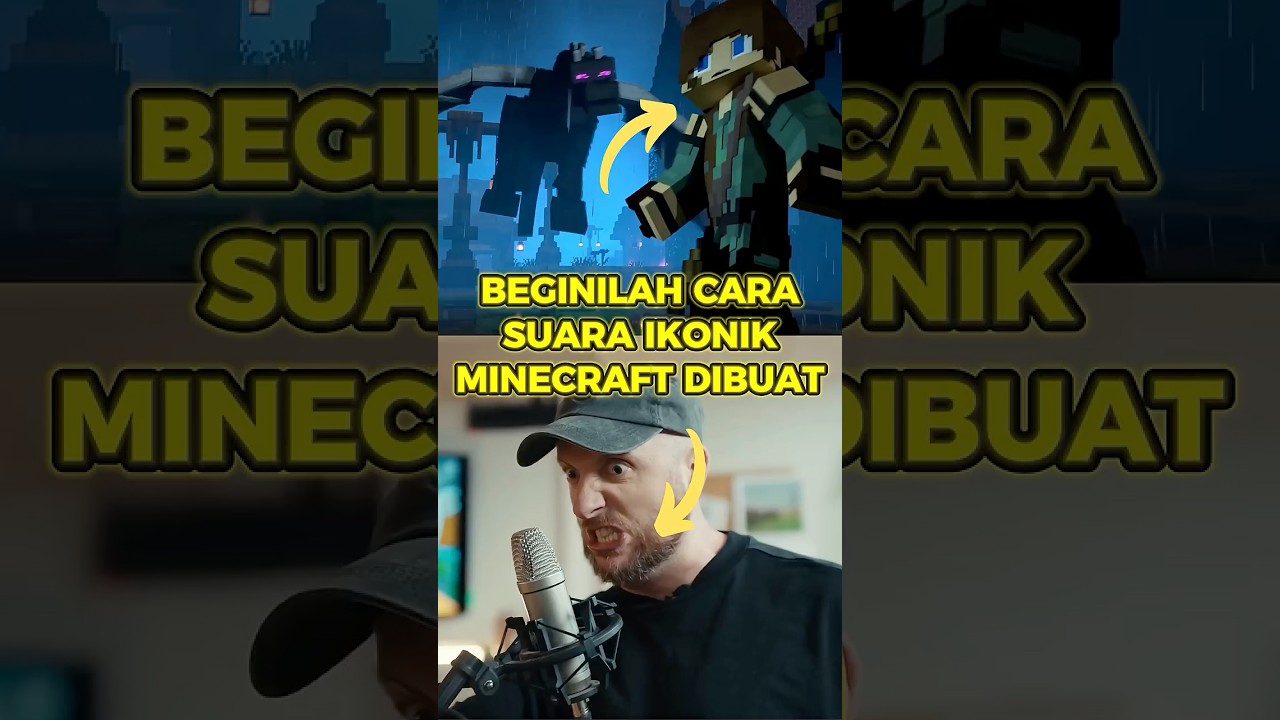 BEGINILAH CARA SUARA IKONIK MINECRAFT DIBUAT !! #minecraft #minecraftshorts