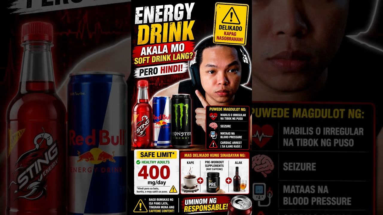 ENERGY DRINK: Ilang Lata ang Delikado? Ang Hindi Alam ng Marami!