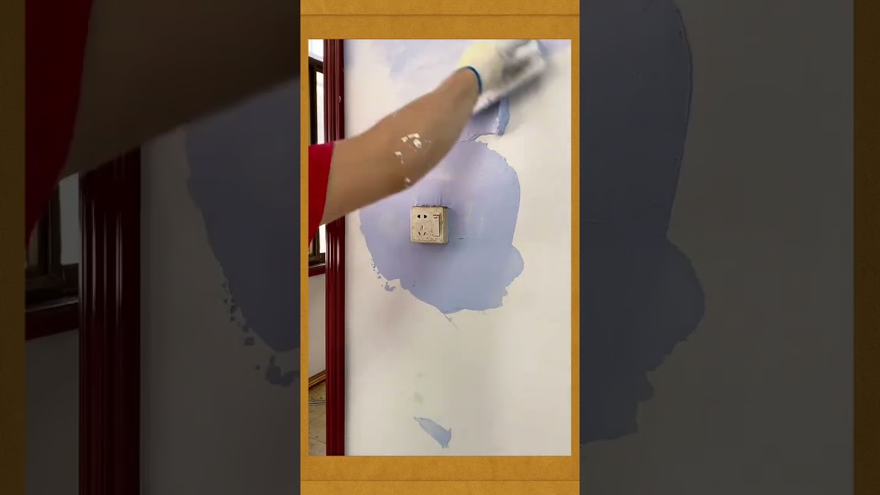 Simple Putty Trick for a Perfect Wall#WallRepair #PuttyWall #DIYHome #HomeImprovement #WallPutty