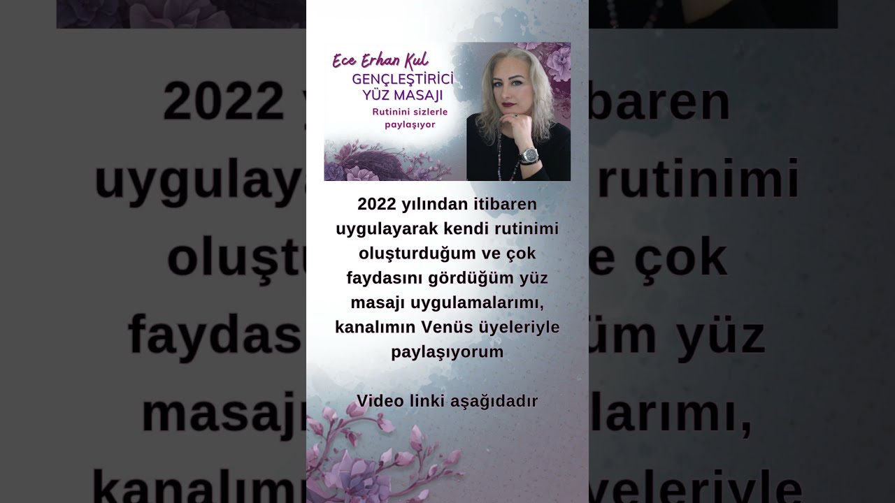 Ameliyatsız Gençleşmek İçin Yüz Masajı Videosu #yüzmasajı #yüzyogası #güzellik