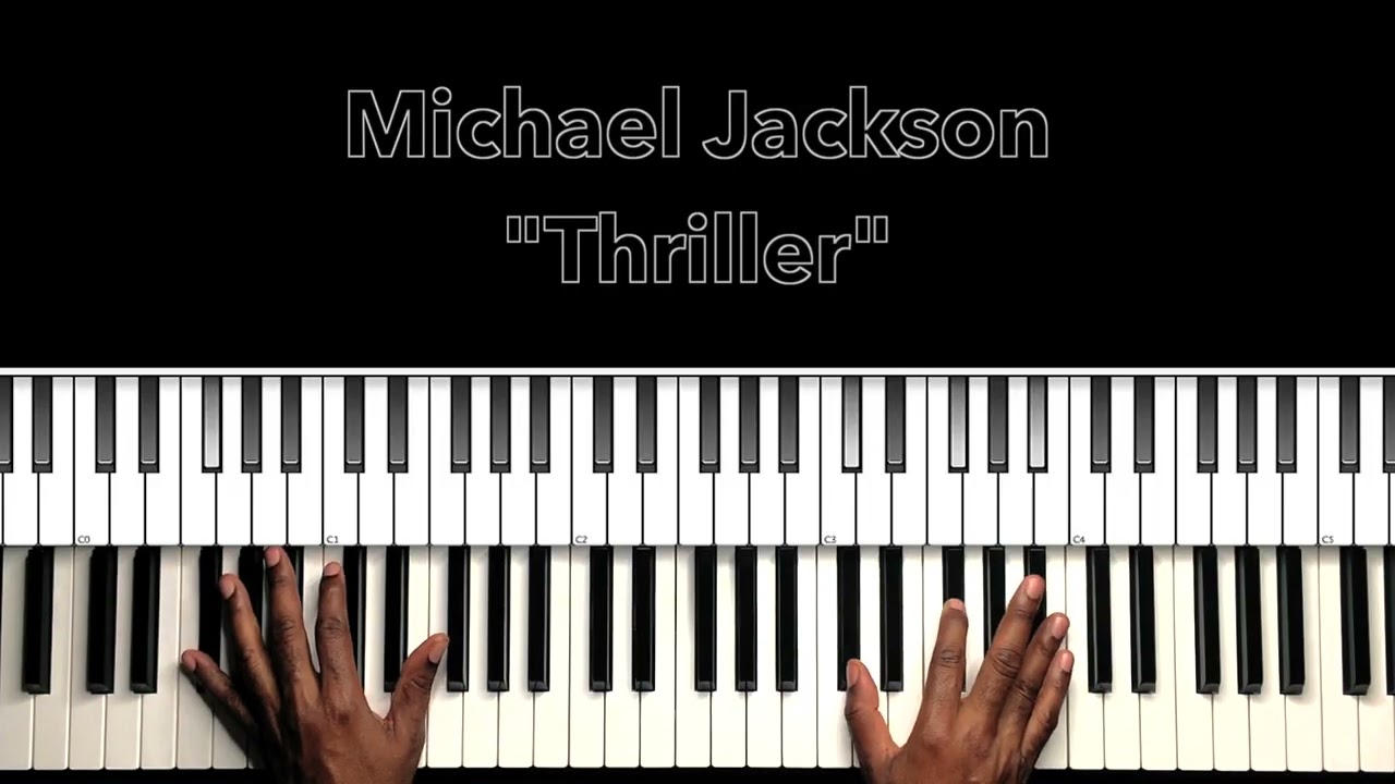 Michael Jackson "Thriller" Piano Tutorial
