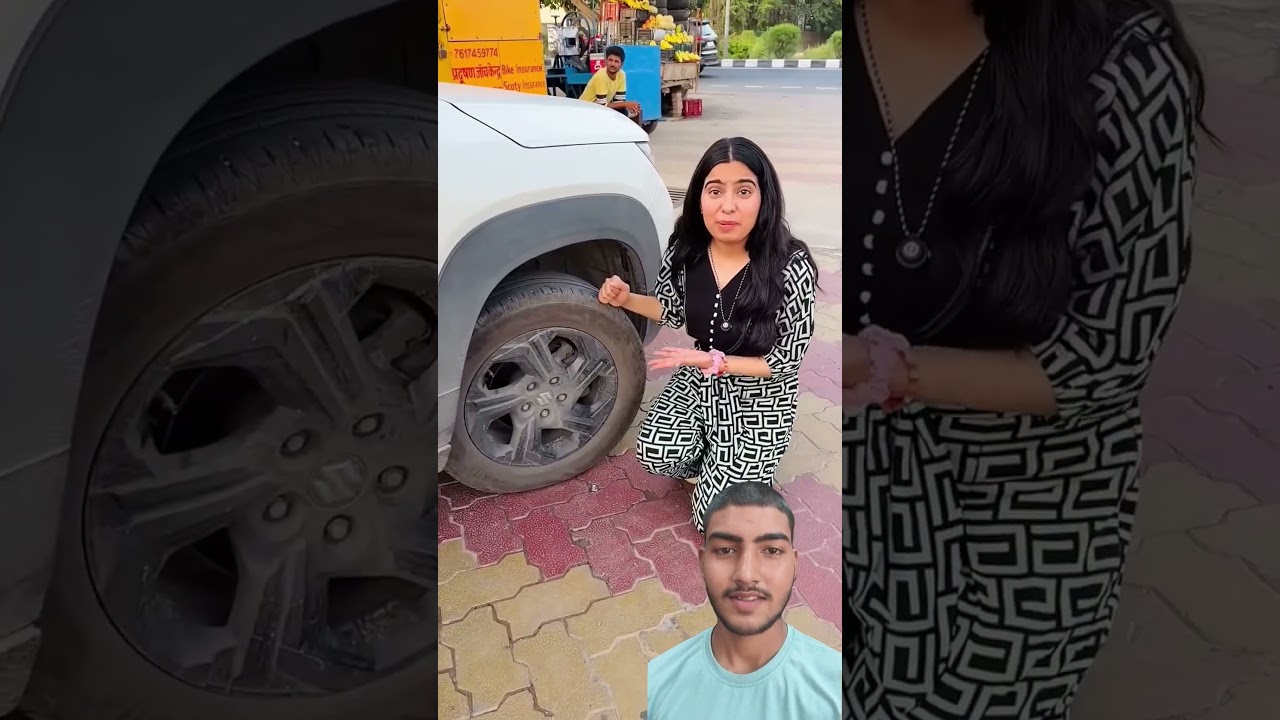 car kaise chalunga 🤔#viral #trending #funny #shorts #car #fyp #trend #fun