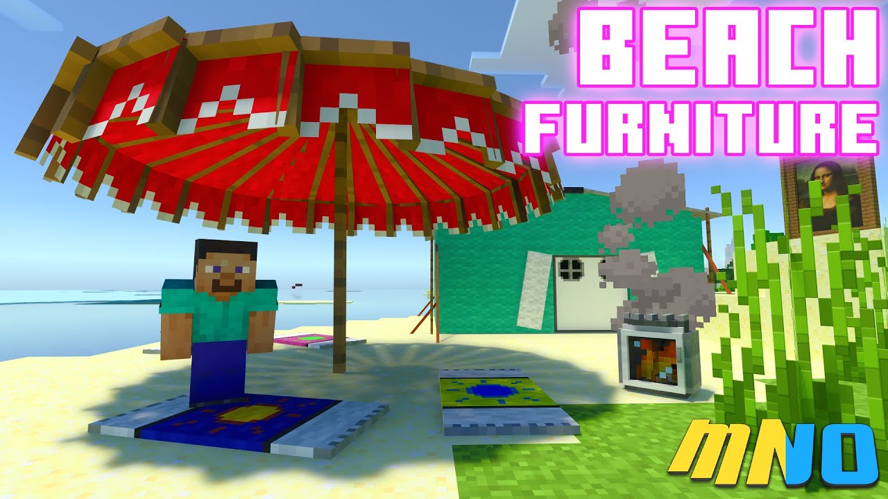Beach Fancy Furniture - Addon for Minecraft Bedrock