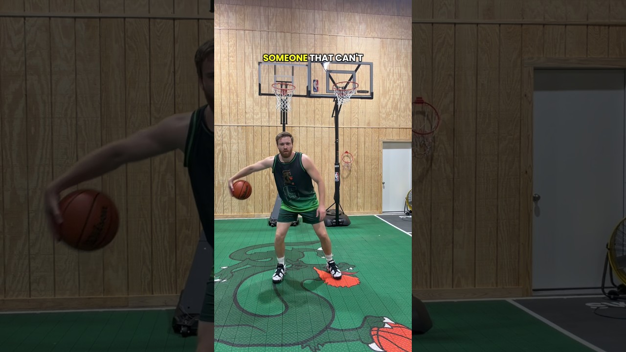 Trying streetball moves as someone who cant dribble @dohtaryball #basketball #dribbling #streetball