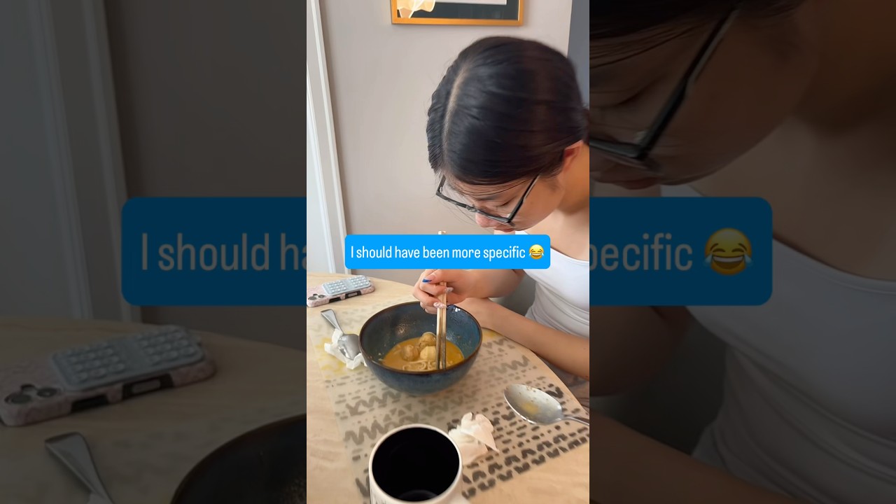 I asked for soup… and she gave me exactly what I asked for😂🍲 #funnyvideo #comedy #reaction #humor