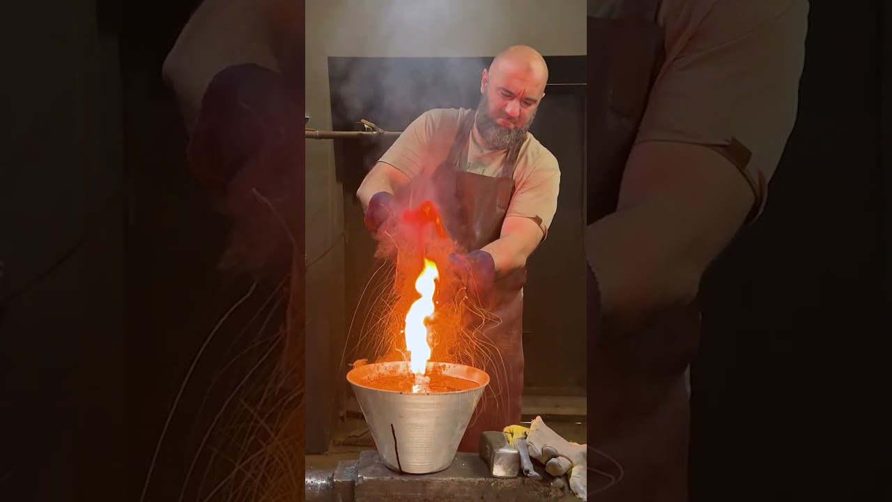 Forged Curved Knife Making: From Fire to Sharpened Blade