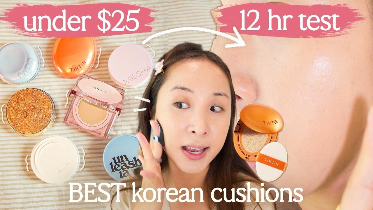 I tested 7 popular cushion foundations to find the BEST 🤍 | semi-matte, natural & dewy