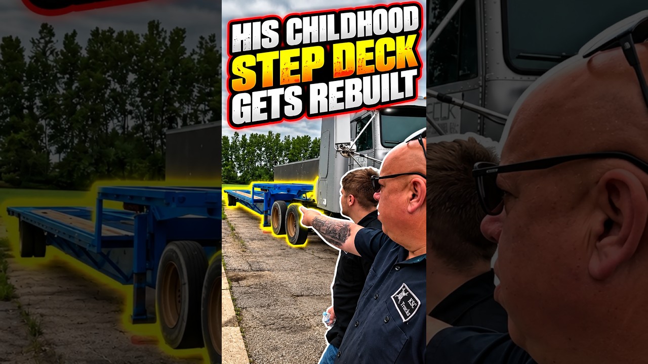 Step Deck Trailer Restoration - The Childhood Trailer Rebuilt