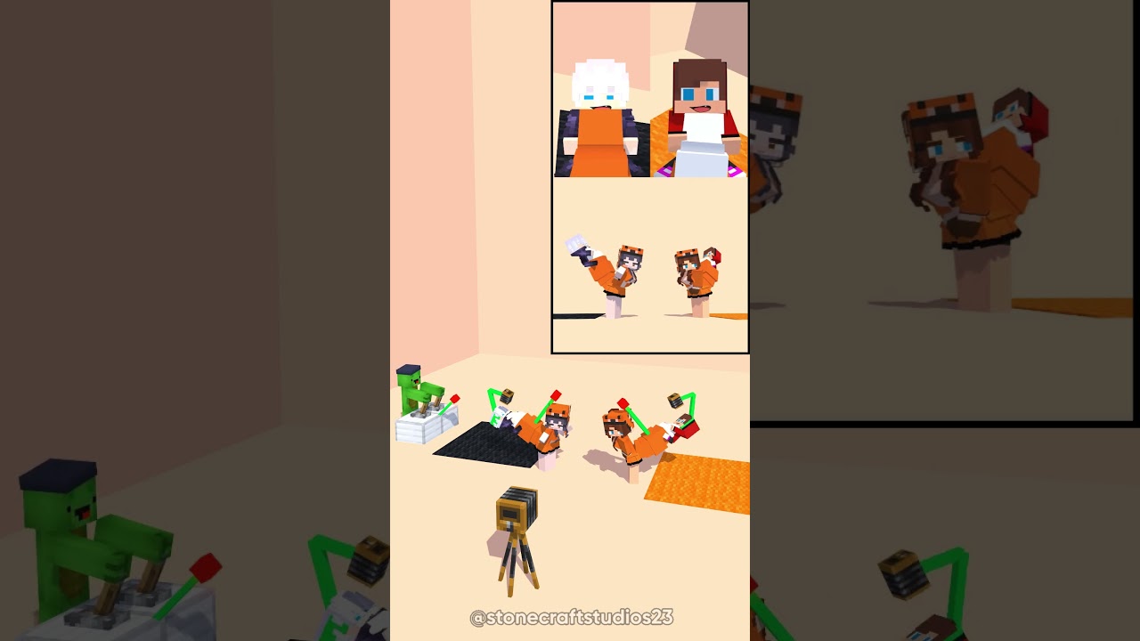 Camera POV:When Your Friend Fox Has a Tail📷😍🦊-Minecraft Short Animation #trending #shorts