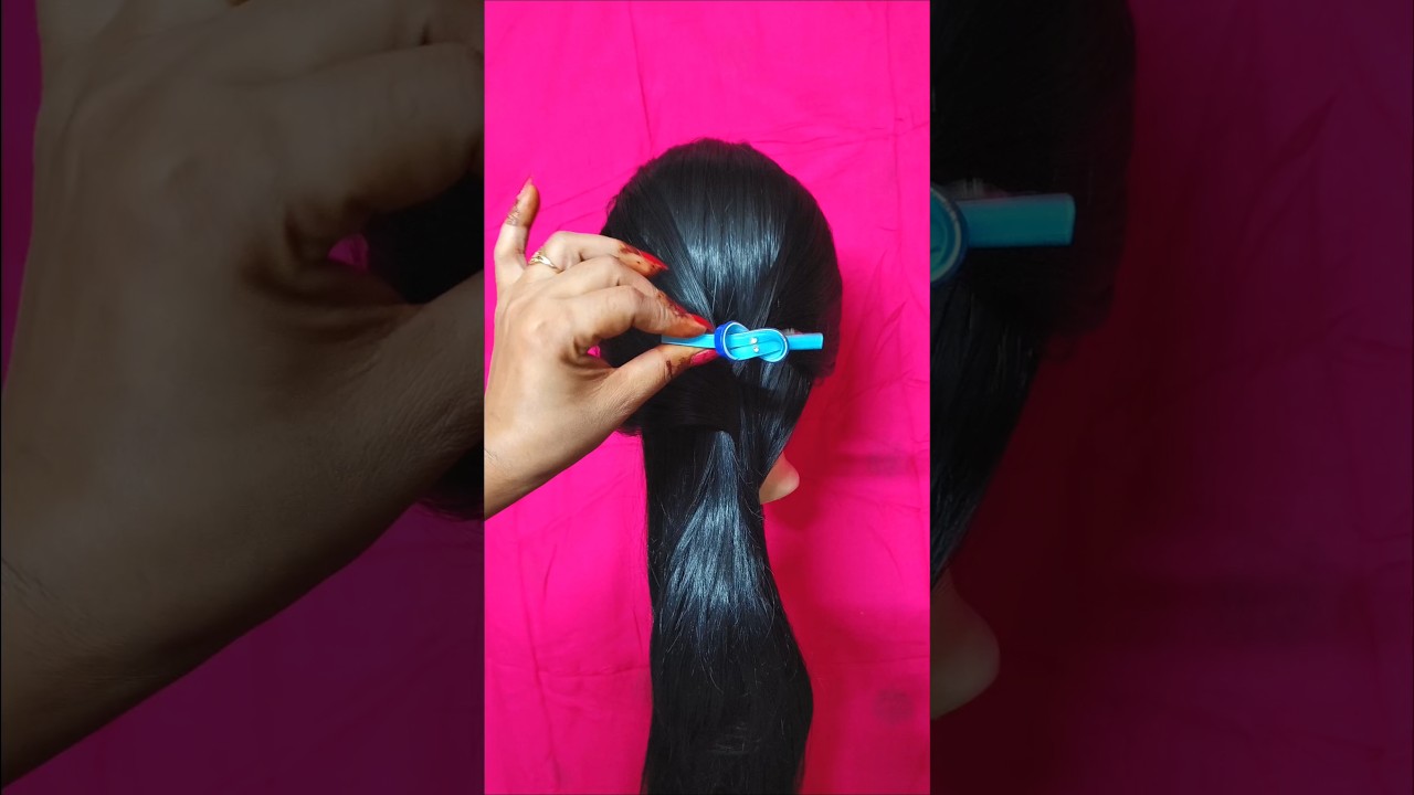 Easy & Trending Hairstyle in 30 Second Quick Hairstyle Tutorial #shorts #ytshorts #shorts #hairstyle
