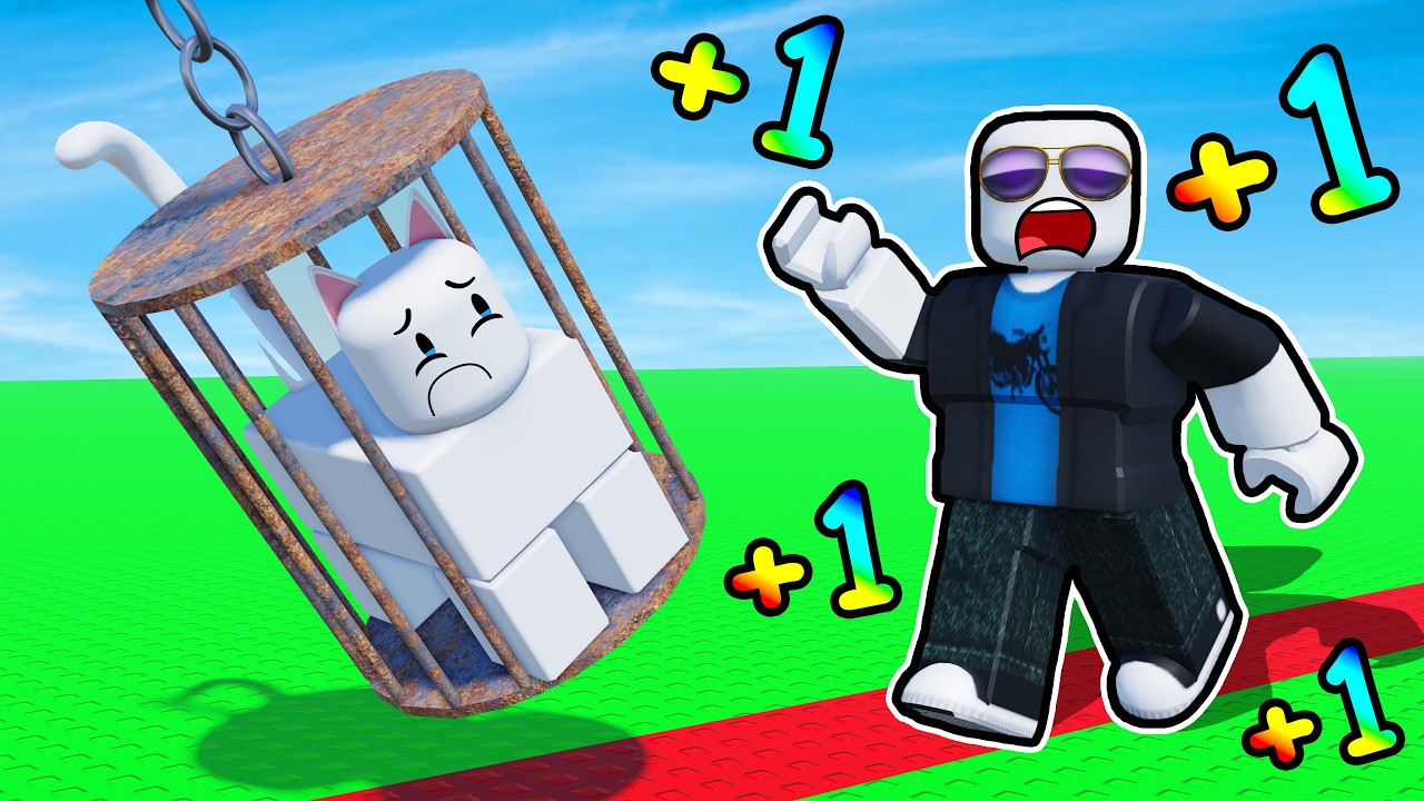 Every Second +1 SPEED to SAVE YOUR CAT in Roblox...