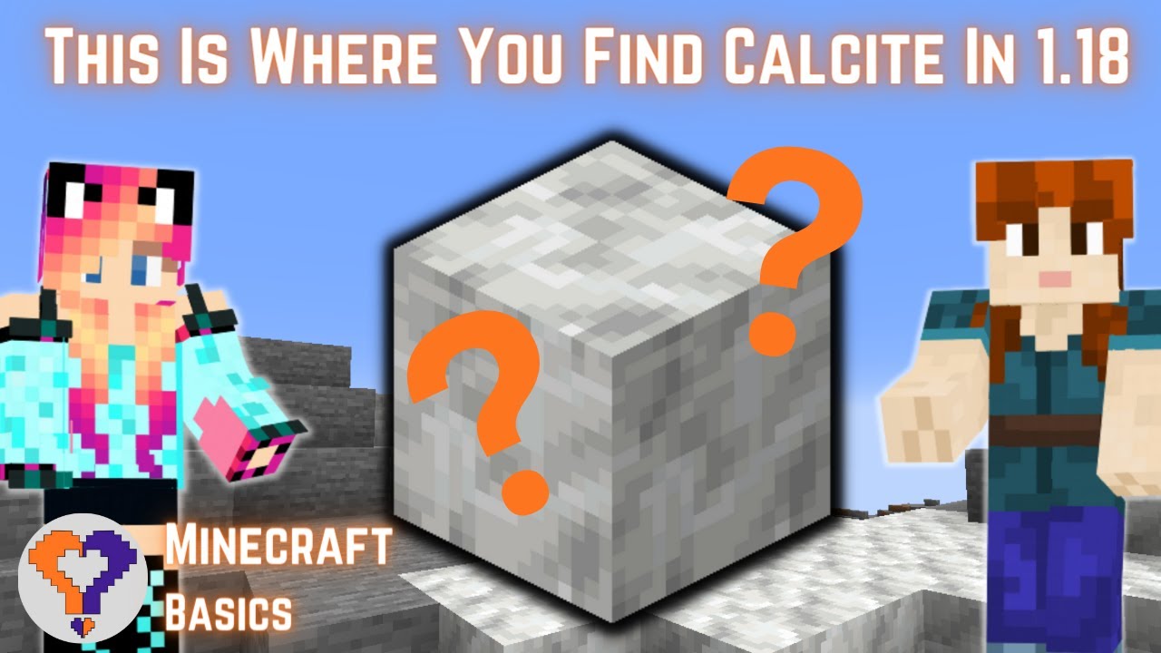 Where Do You Find Calcite in Minecraft 1.18 Caves and Cliffs? - Minecraft Basics Tutorial