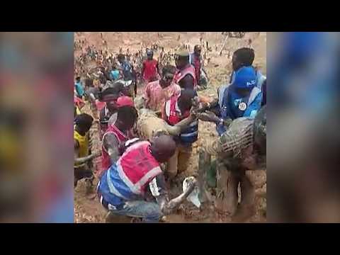 New videos show deadly landslide burying gold miners in Central African Republic