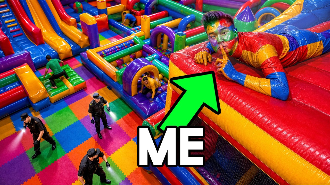 Surviving Hide & Seek in the World’s Largest Inflatable City!