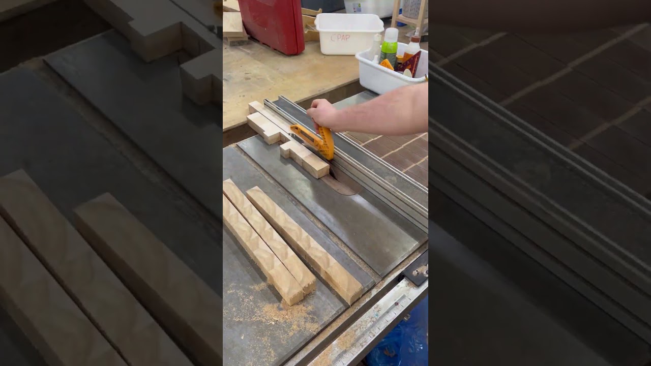 Brick pattern cutting board from start to finish!