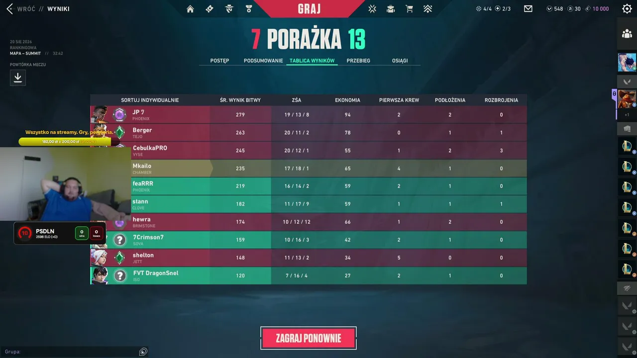 Nowy akt VALO pare gierek potem CS !pb !stream