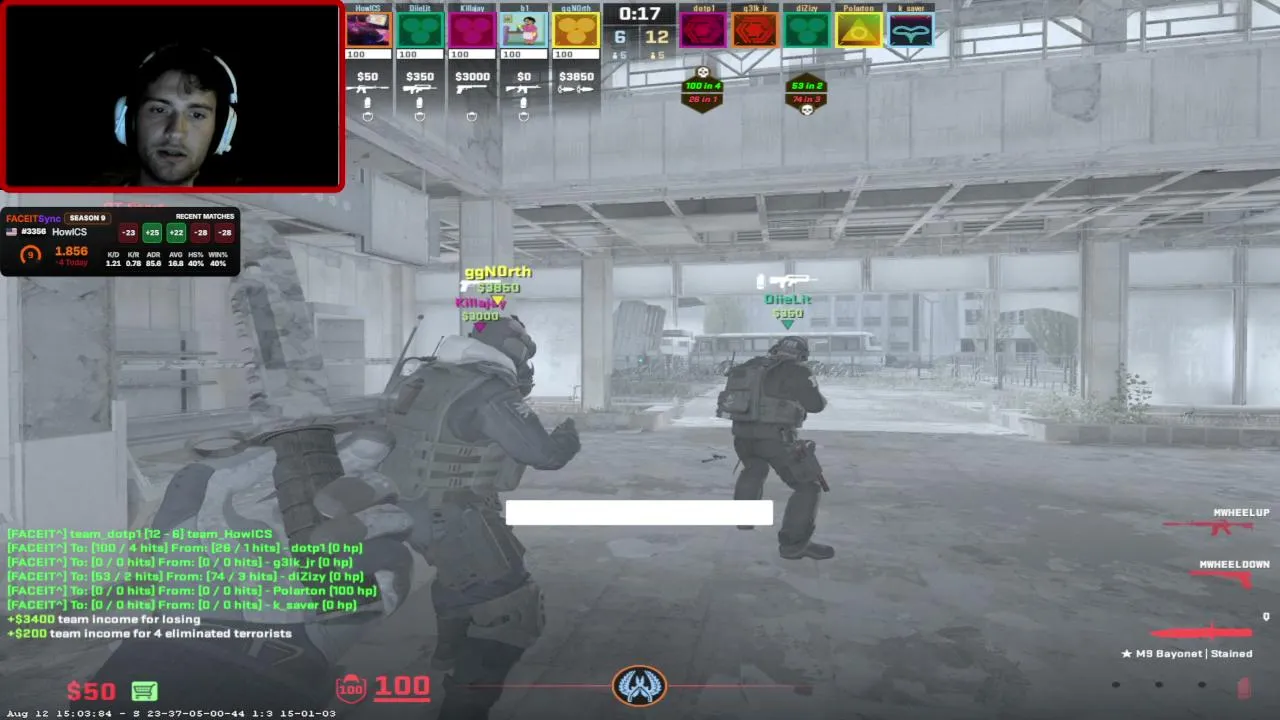 Faceit lvl10 grind! #dinkesports