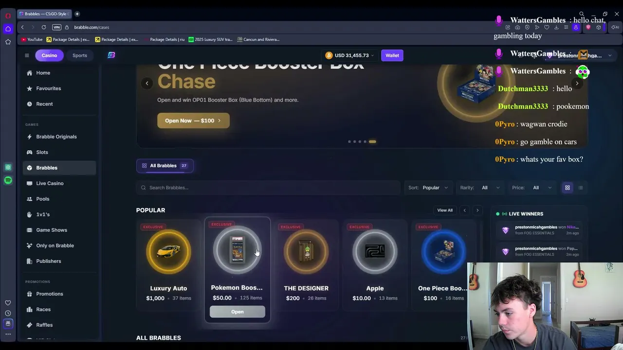 My first stream.