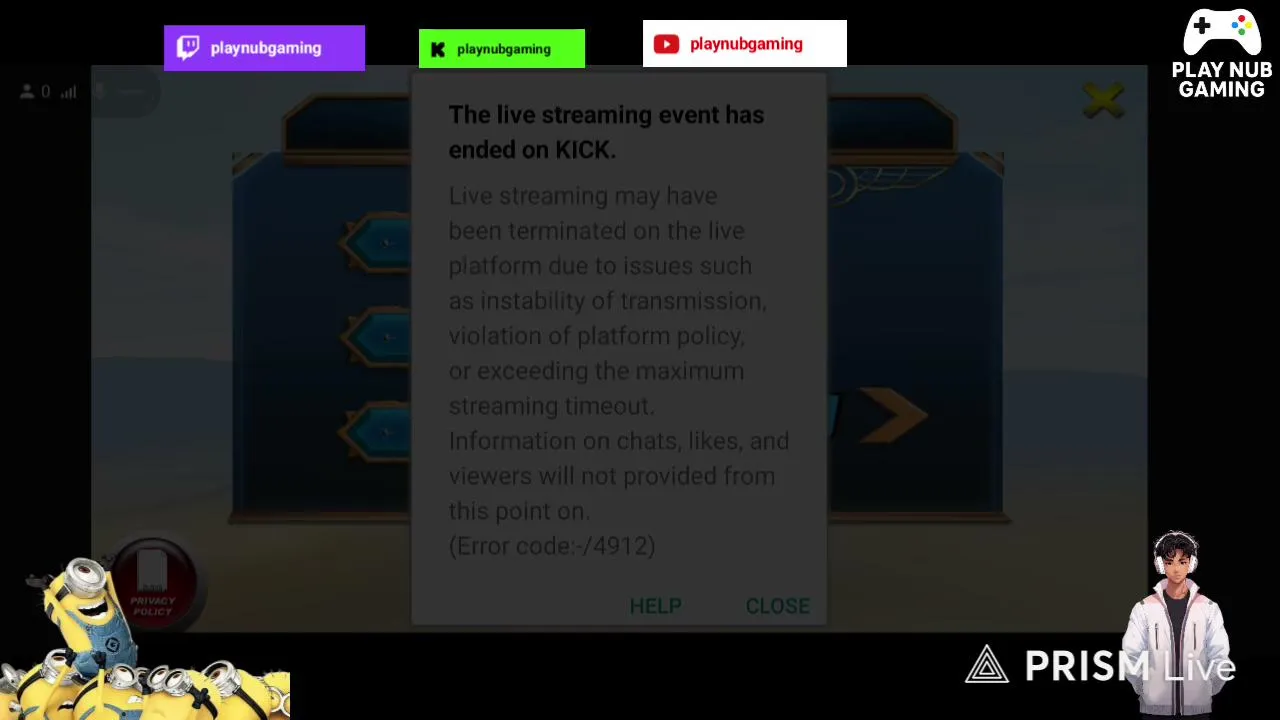 Live streaming of playnubgaming
