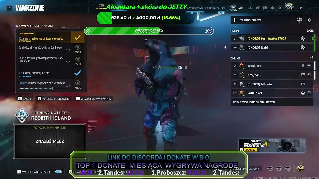 ZAPRASZAM NA LIVE. CALL OF DUTY: WARZONE. Gram z widzami. Content Family Friendly. Live bez wyzywania i poniżania innych.