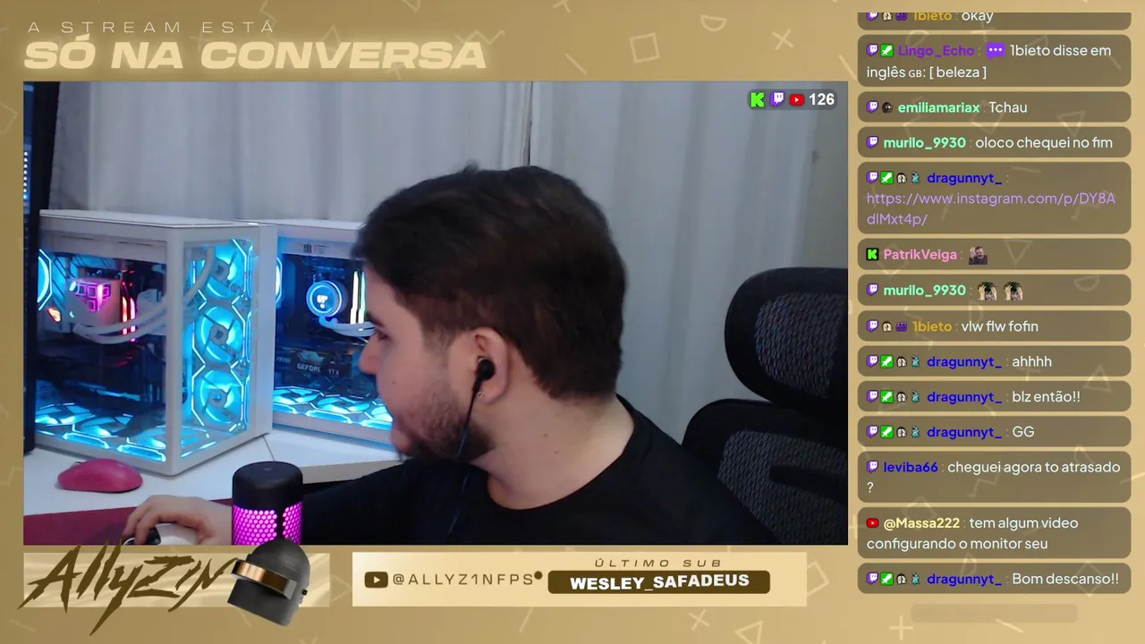 DOMINGOOOOUU, LIVE CURTA!!! - [SUBS: 422/500] -🍀 ÚLTIMOS 25% DISPONÍVEIS: PS5 + GTA 6 !rifa 🚨 -> !musica !otimização !meta