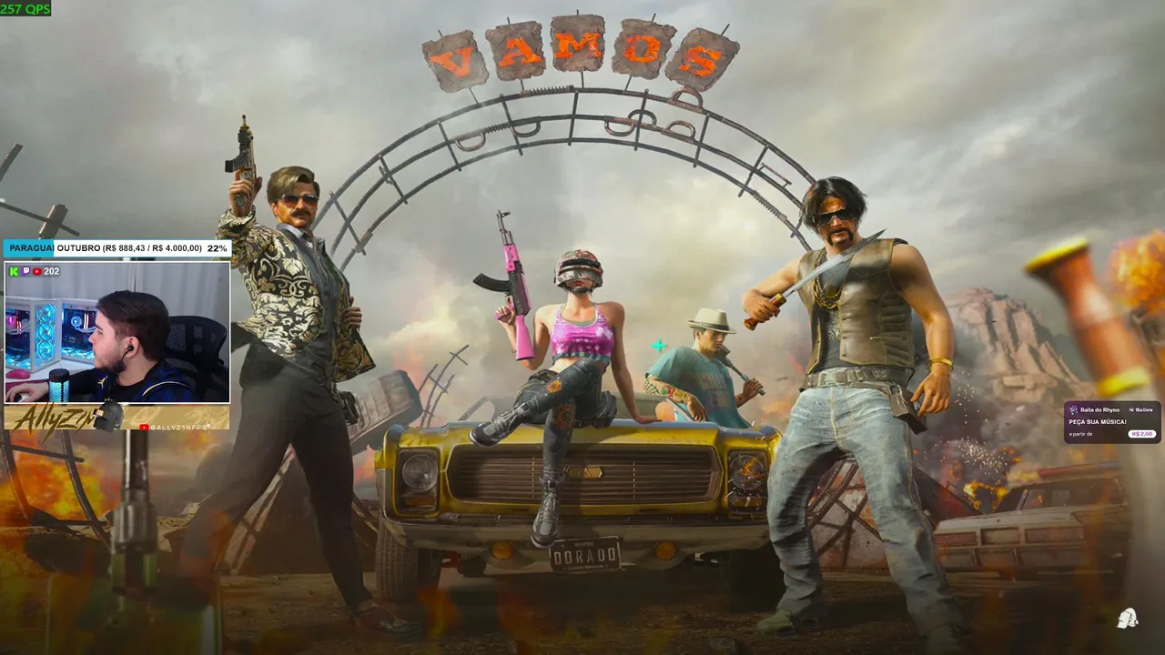 SEGUNDOUUUUUUUU!!! -🍀 ÚLTIMOS 25% DISPONÍVEIS: PS5 + GTA 6 !rifa 🚨 -> !musica !otimização !meta