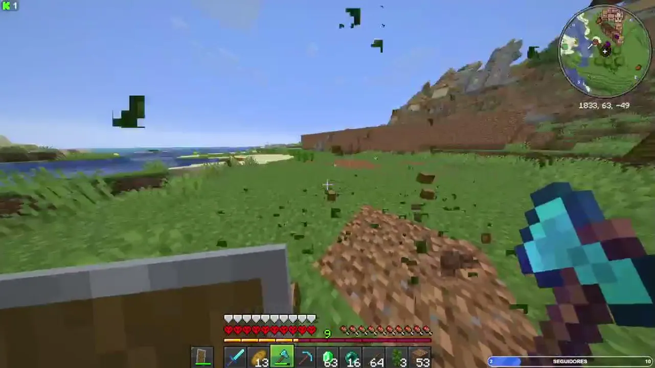 Llendo al End a pasarme el juego y a conseguir elytras