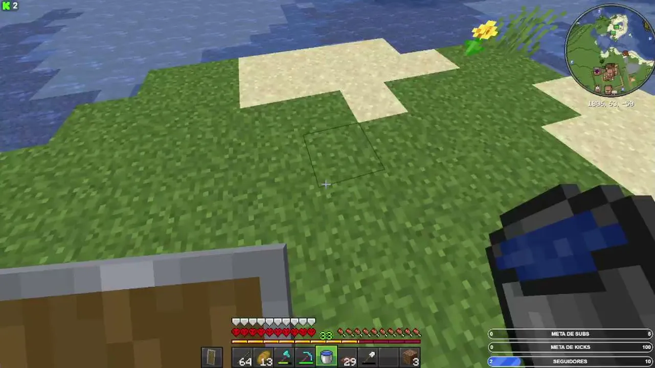 Jugando Minecraft de Chill haciendo un mundo Survival
