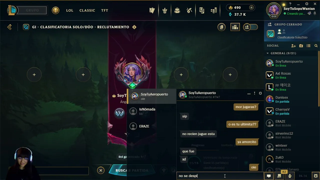 Jugando Lolcito " mancos EN LAN"