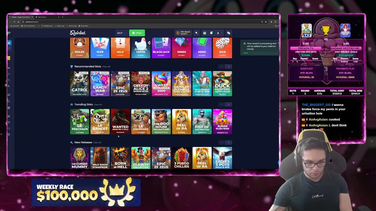 TOURNEY ON !RAINBET + EXPLORING LUXDROP  // 15% LOSSBACK 7000$ IN LEADERBOARDS  !RB !LUX
