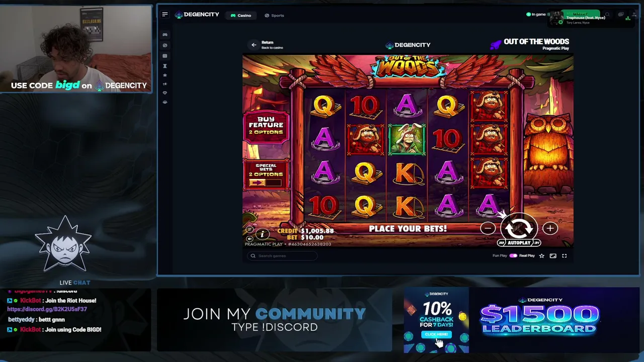 DEGENCITY!!! MAX HUNTING OUT OF THE WOODS $1500 LEADERBOARD PAID OUT BIWEEKLY!!!!
